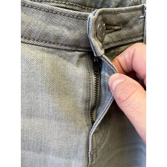 Old Navy Women's Boyfriend Straight Jeans Gray Medium Wash Size 4 - Picture 6 of 14